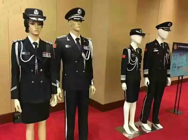 新式警察礼服设计效果图和方案 (高清图)