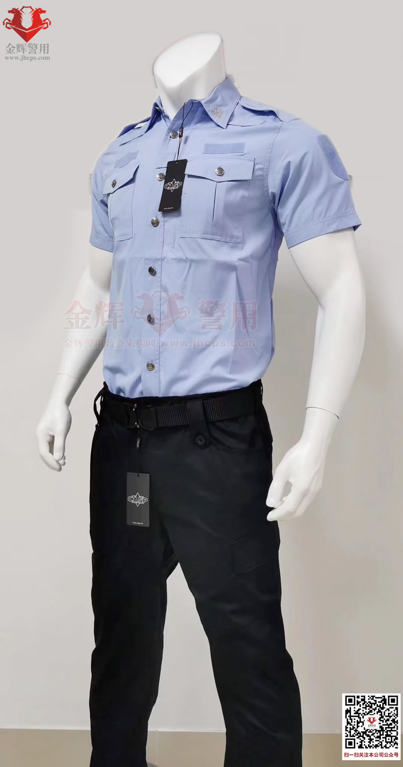2020新款警服夏执勤短袖修身弹力深圳警察短袖警服2019年新款警服制服